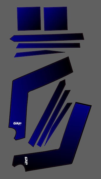 Tuttio frame decals 100% customizable